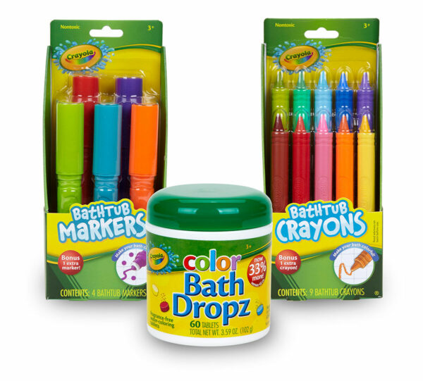 Crayola Bath Crayons, Markers, and Color Dropz Gift Set