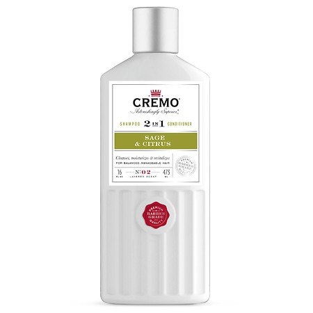 Cremo Sage & Citrus 2-in-1 Shampoo & Conditioner - 16.0 oz