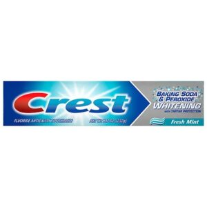 Crest Baking Soda & Peroxide Whitening with Tartar Protection Toothpaste Fresh Mint - 8.2 oz