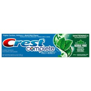 Crest Complete Complete Multi-Benefit Whitening Expressions Toothpaste Herbal Mint - 6.0 oz