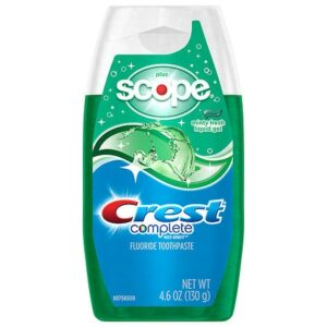 Crest Complete Multi-Benefit + Scope Liquid Gel Toothpaste Minty Fresh - 4.6 oz