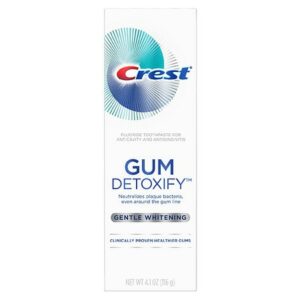 Crest Gum Detoxify Gentle Whitening Toothpaste - 4.1 oz