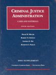 Criminal Justice Administration - 2003 Supplement