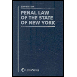 Criminal Law Handbook of the State of New York -With Supplement