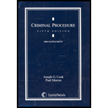 Criminal Procedure (2004 Supplement)