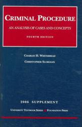 Criminal Procedure - 2006 Supplement