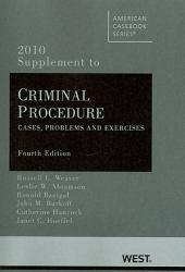 Criminal Procedure-2010 Supplement