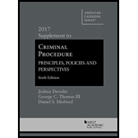 Criminal Procedure - 2017 Supplement