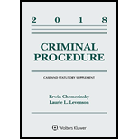 Criminal Procedure: 2018 Case and Statutory Supplement