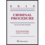 Criminal Procedure: 2019 Case and Statutory Supplement