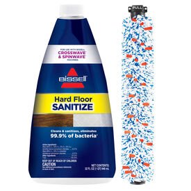 CrossWave Multi-Surface Brush Roll & Hard Floor Sanitize Formula Bundle