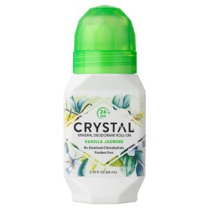 Crystal Essence Mineral Deodorant Roll-On Vanilla Jasmine - 2.25 fl oz