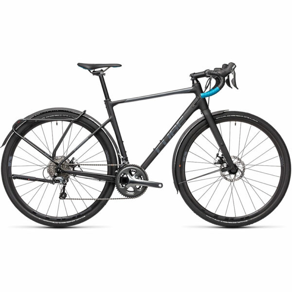 Cube Nuroad Pro FE Road Bike 2021 - 53.5cm (21") - Black - Petrol