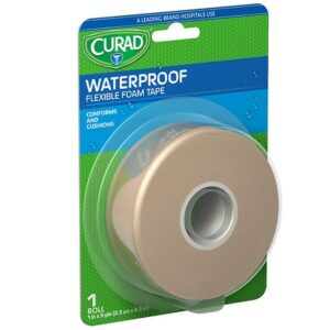 Curad Elastic Foam Tape Roll, Extra Strength 1 in x 5 yds (2.5 cm x 4.5 m) - 1.0 ea