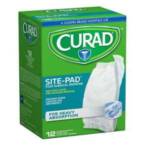 Curad SitePad Surgical Dressings 5 in x 9 in - 12.0 ea