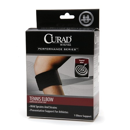 Curad Tennis Elbow Strap, Deluxe, Universal - 1.0 ea