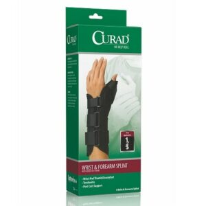 Curad Wrist & Forearm Splint with Abducted Thumb-Left X-Small - 1.0 ea
