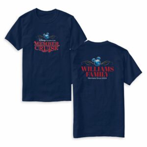 Customized Disney Vacation Club Member Cruise T-Shirt for Family