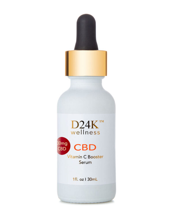 D24K CBD 1oz CBD Infused Vitamin C Booster Treatment Serum (30MG)