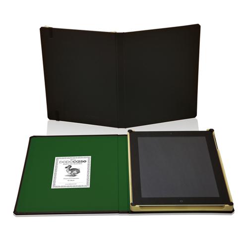 DODOcase DODOcase Classic Black for Apple iPad 2/3 (Green Interior) - IP311209