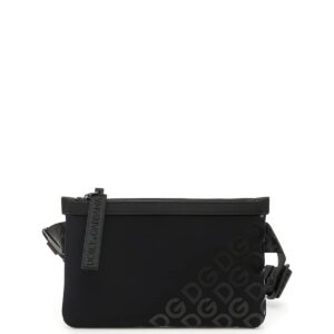 DOLCE & GABBANA DG MILLENNIALS BELT BAG OS Black Cotton