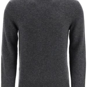 DOLCE & GABBANA Turtleneck wool sweater 46 Grey Wool