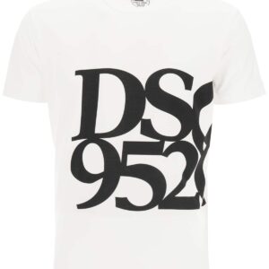 DSQUARED2 ANNIVERSARY T-SHIRT WITH DSQ 95/20 PRINT S White, Black Cotton