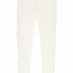 DSQUARED2 DAN COTTON TROUSERS 44 White Cotton