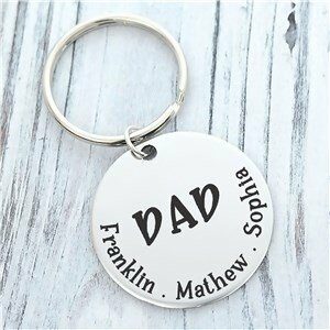 Dad Personalized Key Chain