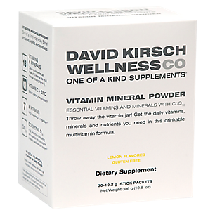 David Kirsch Vitamin Mineral Powder Lemon