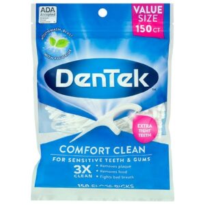 DenTek Comfort Clean Floss Picks Cool Mint - 150.0 ea