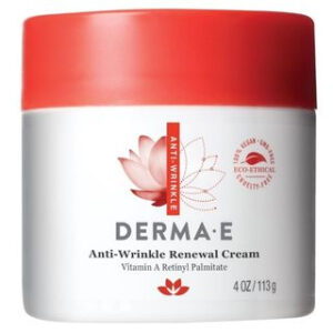 Derma E - Anti-Wrinkle Renewal Cream with Vitamin A, 4oz 4oz / 113g