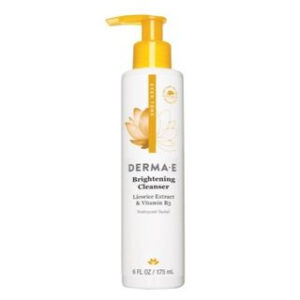 Derma E - Even Tone Brightening Cleanser with Licorice Extract & Vitamin B3, 6oz 6oz / 175ml