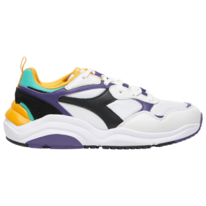 Diadora Mens Diadora Whizz Run - Mens Shoes White/Black/Purple Size 10.0