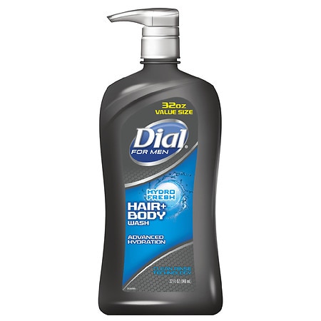 Dial For Men Hydro Fresh Hair + Body Wash - 32.0 fl oz