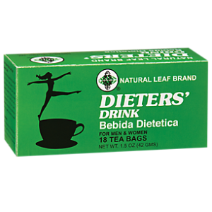 Dieters' Drink Tea for Men & Women - Herbal Supplement for Digestive Support (18 Tea Bags)