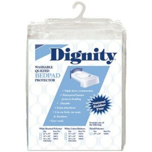 Dignity Washable Quilted Chair Pad & Bedpad Protectors 34 x 54 inch - 1.0 Each