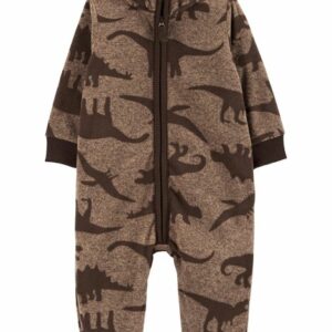 Dinosaur Fleece Jumpsuit