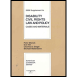 Disability Civil Rights Law and Policy - Supplement