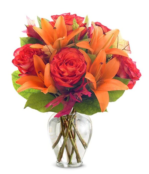 Discount Flowers - Orange Sherbet Bouquet - Regular