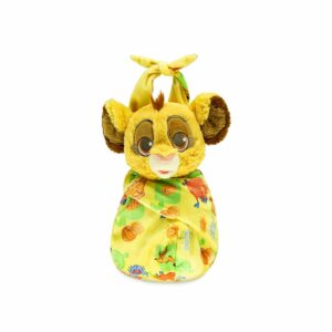 Disney Babies Simba Plush Doll in Pouch The Lion King Small 10''