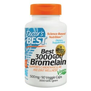 Doctor's Best Best 3000 GDU Bromelain, 500mg, Veggie Caps - 90.0 ea
