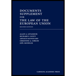 Documents Supplement For The Law of the European Union Documents