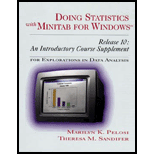 Doing Statistics with Minitab for Windows Release 10 : An Introductory Course Supplement for Explorations in Data Analysis / With 3" Disk