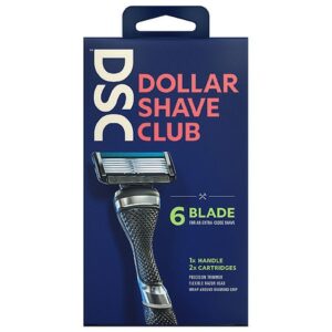 Dollar Shave Club 6-Blade Razor Starter Set - 1.0 ea