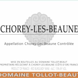 Domaine Tollot-Beaut 2016 Chorey-Les-Beaune - Pinot Noir Red Wine