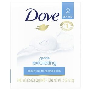 Dove Beauty Bars Gentle Exfoliating - 3.75 oz x 2 pack