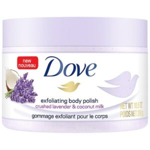 Dove Exfoliating Body Polish Crushed Lavender & Coconut Milk - 10.5 oz