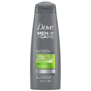 Dove Fortifying 2 in 1 Shampoo and Conditioner with Caffeine Fresh and Clean - 12.0 oz