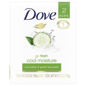 Dove Go Fresh Beauty Bars Cucumber and Green Tea - 3.75 oz x 2 pack